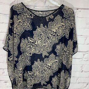 ‎Lava shawl bathing suit cover up kimono one size